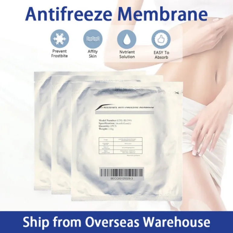 100 kozarcev Anti-Freeze Membrane Anti Celulit Telesa, Hujšanje Teža Stroja Zmanjša Hladna Terapija