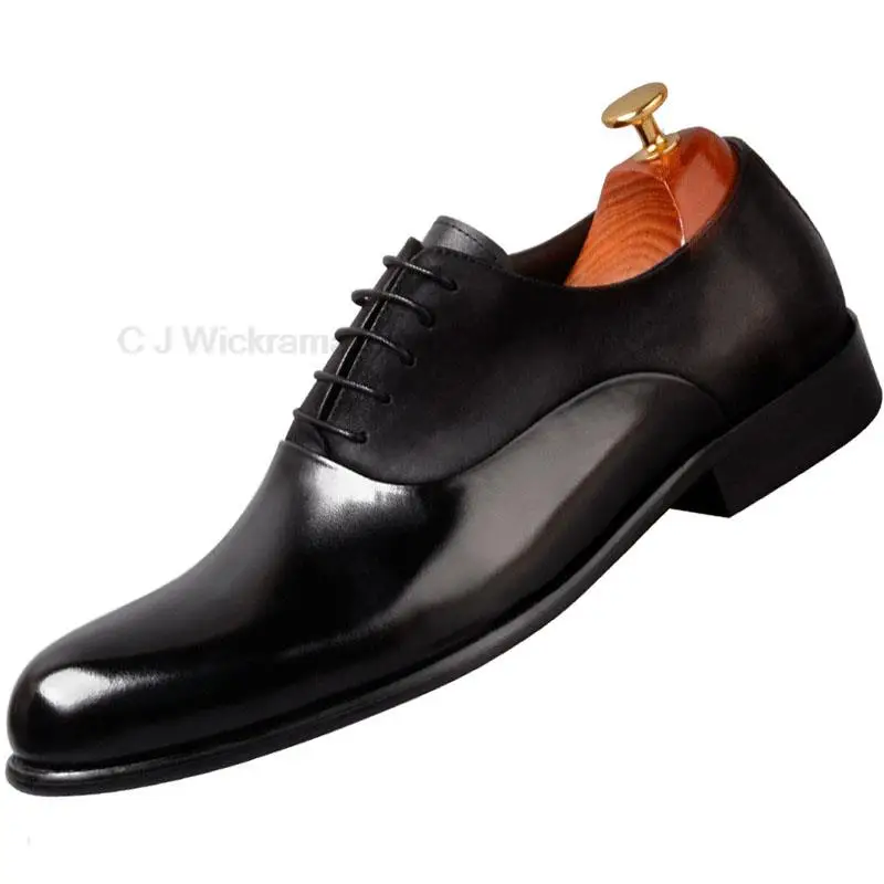 Luksuzni Moških Oxford Čevlji Pravega Usnja Klasični Slog Obleko Usnjeni Čevlji Črno Vino Rdeče Čipke Konicami Prstov Formalno Čevlji Moški
