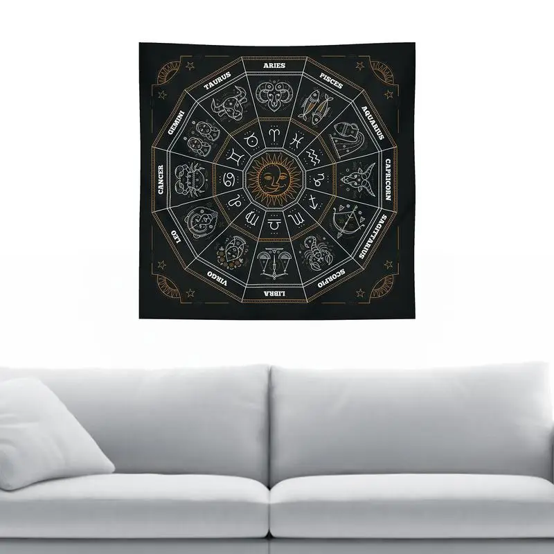 Tarot Kartice Prtom Ozvezdja, Tapiserija, Prerokovanje Oltar Krpo Igre Zodiac Astrologija Art Dekor