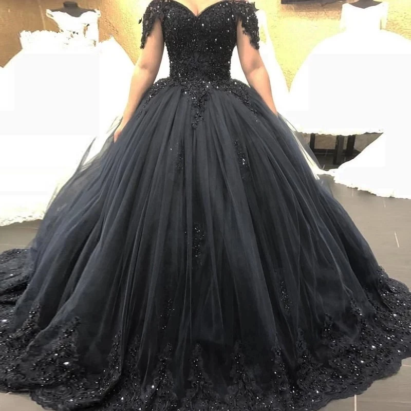 ANGELSBRIDEP Edinstvena Gotska Črnega Tila Žogo Obleke Poročni Obleki Plus Velikost po Meri Sodišče Vlak Formalno Vestidos Noivas