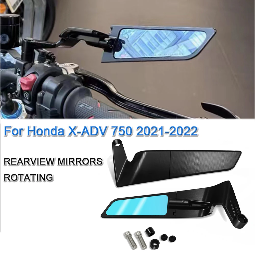 Za X-ADV 750 2021 2022 X-ADV 750 Motocikel Ogledala Prikrite Ogledala Šport Winglets Ogledalo Komplet Nastavljiva Ogledala stranska Ogledala